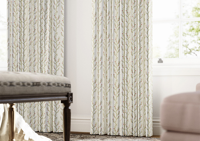 Boughton Faux Silk, Ruby - Made to Measure Curtains - Image 5